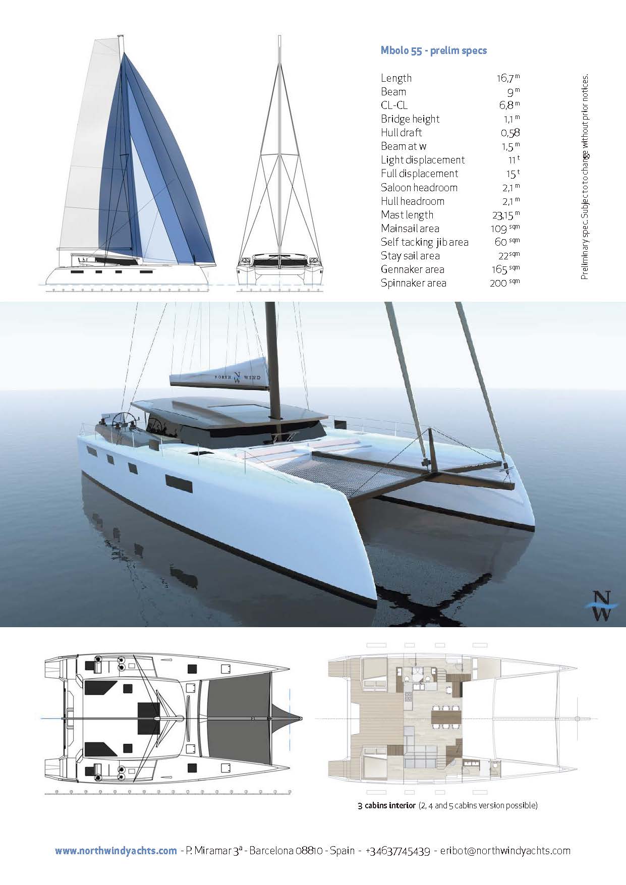 001 Mbolo 55%C2%B4 BROCHURE NORTHWIND YACHTS Catamarans.pdf Pa%CC%81gina 2